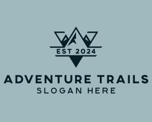 Peak Mountain Trekking logo design