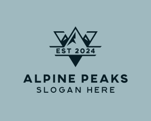 Peak Mountain Trekking logo design