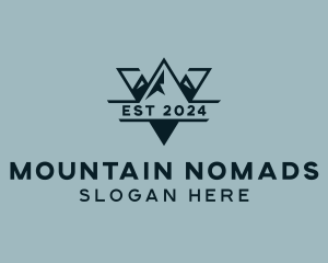 Peak Mountain Trekking logo design