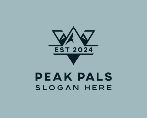 Peak Mountain Trekking logo design