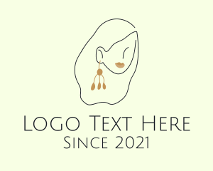 Elegant Woman Earring logo