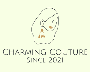 Elegant Woman Earring logo