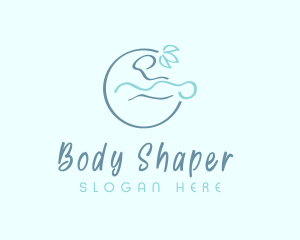 Natural Body Masseur logo design