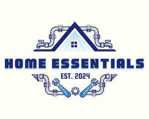 Home Faucet Plumbing logo design