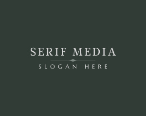 Professional Serif Business logo design