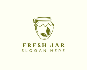 Natural Leaf Jar logo design