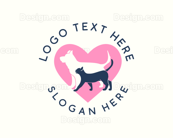 Heart Pet Veterinary Logo