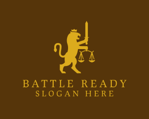 Lion Scale Justice logo