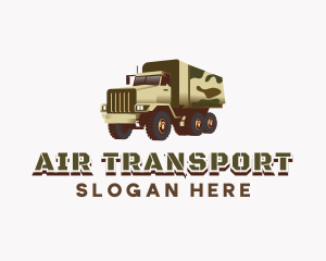 Military Truck Vehicle logo design