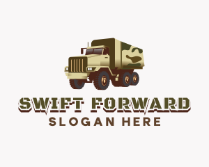 Military Truck Vehicle logo