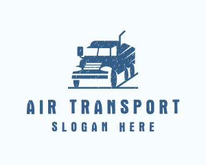 Mining Delivery Truck  logo design