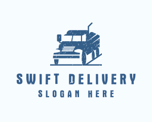 Mining Delivery Truck  logo design