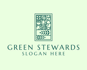 Organic Nature Plant logo design