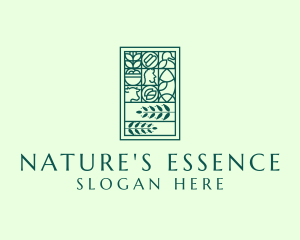 Organic Nature Plant logo design