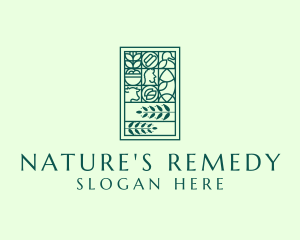 Organic Nature Plant logo design