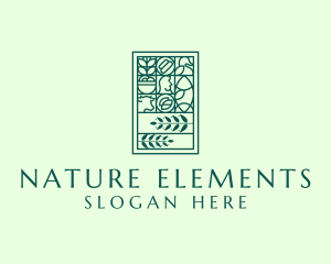 Organic Nature Plant logo design