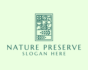 Organic Nature Plant logo design