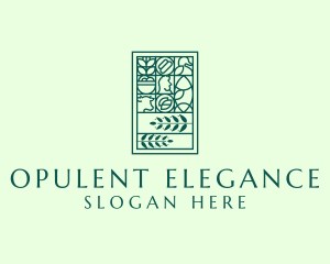 Organic Nature Plant logo design