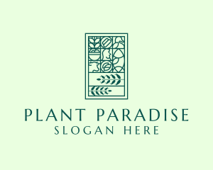 Organic Nature Plant logo design