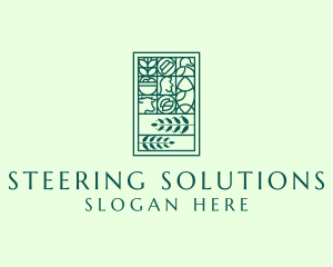 Organic Nature Plant logo design