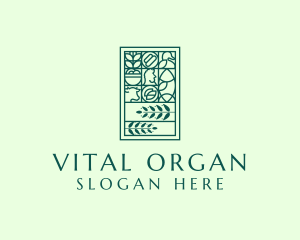 Organic Nature Plant logo design