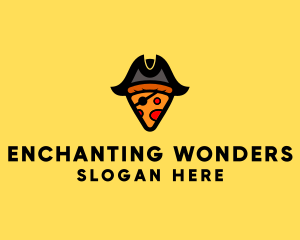 Pizza Pirate Pizzeria logo design