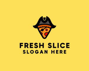 Pizza Pirate Pizzeria logo design