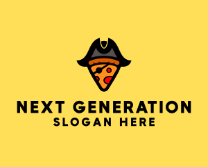 Pizza Pirate Pizzeria logo design