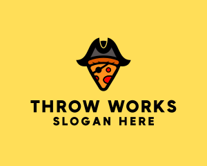 Pizza Pirate Pizzeria logo design