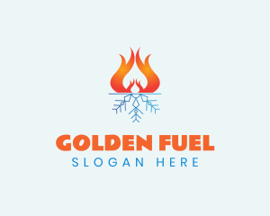 Fire Ice Fuel logo design