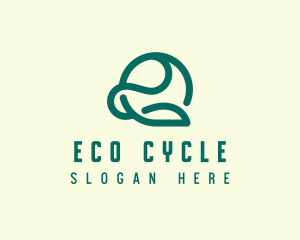 Eco Farming Leaf logo design