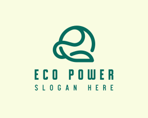 Eco Farming Leaf logo design