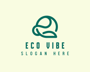 Eco Farming Leaf logo design