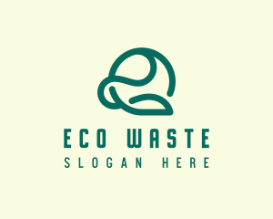 Eco Farming Leaf logo design