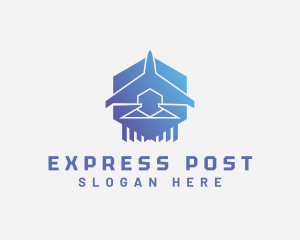 Plane Express Logistics logo design