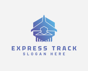 Plane Express Logistics logo design