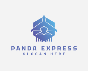 Plane Express Logistics logo design