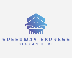 Plane Express Logistics logo design