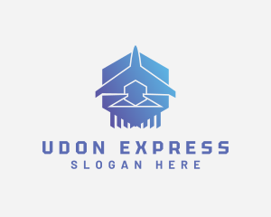 Plane Express Logistics logo design