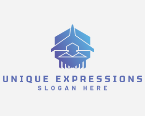 Plane Express Logistics logo design