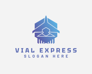 Plane Express Logistics logo design