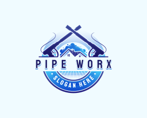 Hydro Pressure Wash Cleaner logo design