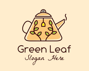 Minimalist Herbal Teapot  logo