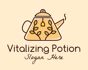 Minimalist Herbal Teapot  logo