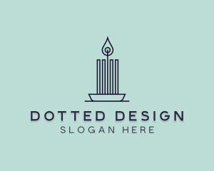 Interior Design Candle logo design