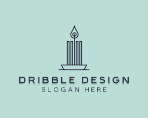 Interior Design Candle logo design