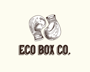 Vintage Boxing Gloves logo design