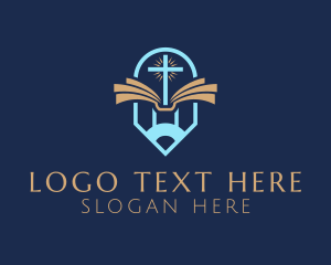 Religious Pen Crucifix  logo