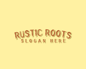 Rustic Business Company logo design