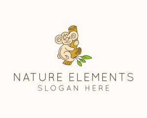 Nature Koala Safari logo design